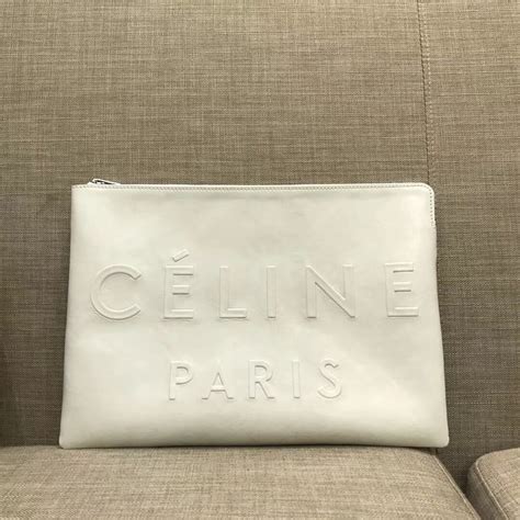 celine made in large clutch pouch